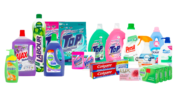 Cleaning and toiletries products